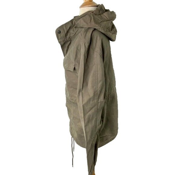 Madewell Mens $158 Field Hooded Jacket Green Size S L2084 - Picture 6 of 11